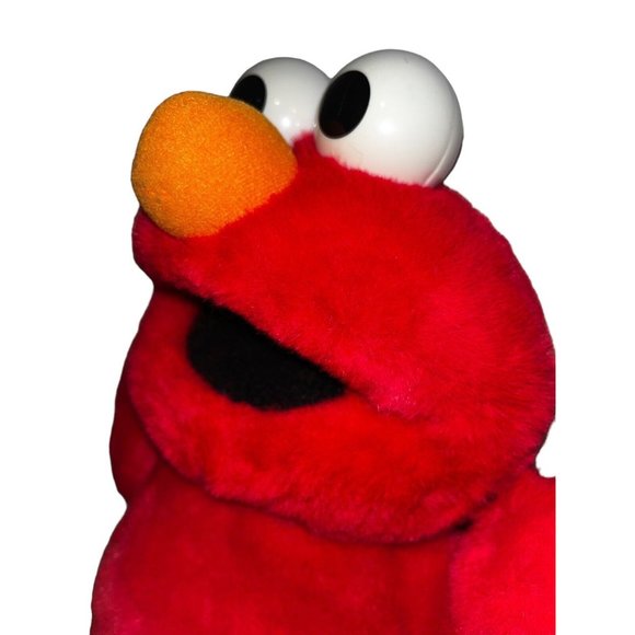 1995 TICKLE ME ELMO Plush Stuffed Talking Toy Doll TYCO Jim Henson Sesame Street - Picture 4 of 12